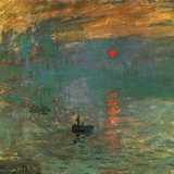 Monet: Impression, Soleil levant (1872, Impressionisme)