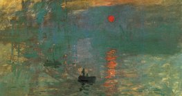 Monet: Impression, Sonnenaufgang (1872, Impressionismus)