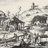 Een mijn uit de 19e eeuw