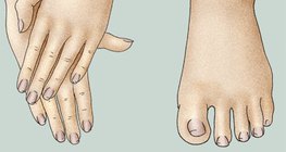 Gepflegte Hände und Füße