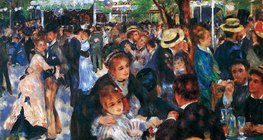 Auguste Renoir: Bal du moulin de la Galette (1876, Impressionismus)