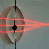 Lichtstralen passeren door een bolle lens