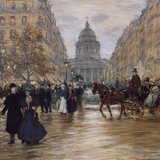 Jean Francois Raffaeli: Le Boulevard Saint Michel