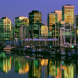 View of Vancouver from the sea