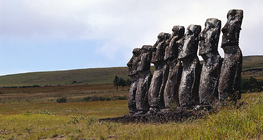 Moai auf der Osterinsel
