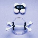 Kalotten- und Stäbchenmodell des Ethanolmoleküls