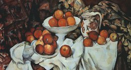 Paul Cézanne: Stillleben mit Äpfeln und Orangen (1895–1900, Postimpressionismus)
