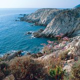 Une zone côtière en Grèce