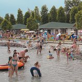 Plage du Lac Balaton, Hongrie