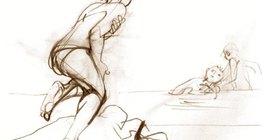 Die verdampfende Flüssigkeit kühlt den Körper ab