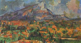Paul Cézanne: Montagne Sainte-Victoire (1904–1906, Postimpressionismus)