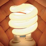 A compact fluorescent lamp