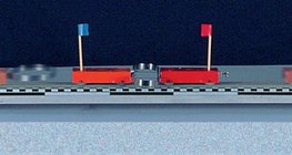 Außeinanderstoßen zweier gleich schwerer Autos