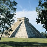 Maya tempel op het Yucatan schiereiland