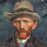 Van Gogh: Autoportrait (1887, Post-impressionnisme)