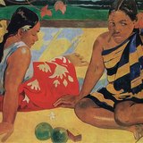 Paul Gauguin: Tahitiaanse vrouwen op het strand (1892, Postimpressionisme)