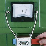 Measuring amperage with an ammeter
