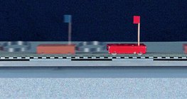 Autos mit gleicher Masse „tauschen“ bei einem elastischen Stoß ihr Tempo miteinander aus