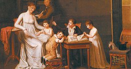 Joseph Marcellin Combette: Porträt einer Familie (1800-1801)