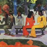 Paul Gauguin: We Gaan Vandaag Niet naar de Markt (1892, Postimpressionisme)