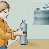 Een experiment om lucht te verwarmen