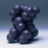 Anordnung der Moleküle im Iodkristall