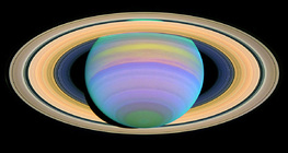 L'hémisphère sud de Saturne