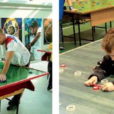 Spelers van 'knopenvoetbal'