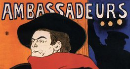 Toulouse-Lautrec: Aristide Bruant, Plakat (1892, Postimpressionismus)