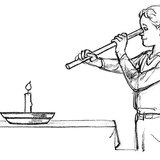 Licht bewegt sich in einer geraden Linie