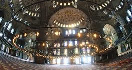 Intérieur de la Mosquée Bleue