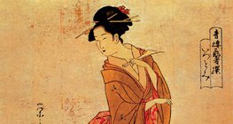 Chobunsai Eishi Holzschnitt (18. Jh.)