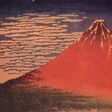 Katsushika Hokusai: Lichte Wind, Heldere Ochtend (c. 1830)