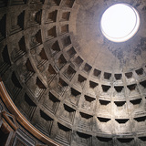 Binnenkant van de koepel van de Pantheon, Rome