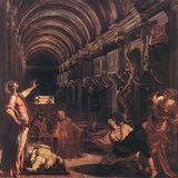 Jacopo Tintoretto - Ontdekking van het lichaam van Sint Mark (1562, Maniërisme)