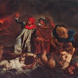 Delacroix: La Barque de Dante (1822, Romanticisme)