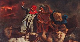 Delacroix: La Barque de Dante (1822, Romanticisme)