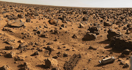 Image of the surface of Mars taken by the Viking lander