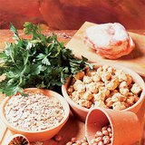 Voeding dat ijzer bevat