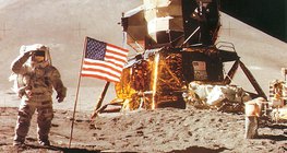 Amerikanischer Astronaut auf dem Mond (James B. Irwin, Apollo 15, 1971)