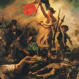 Delacroix - De Vrijheid voert het Volk aan (1831, Romantiek)