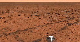 Aufnahme der Mars-Oberfläche des Mars-Rovers Spirit