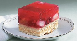 Kuchen mit Gelatine