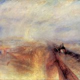 J. M. W. Turner - Rain, Steam and Speed – The Great Western Railway (1844, Romantiek)