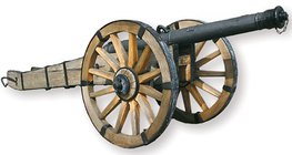 Reconstruction d'un canon (XVIe siècle)