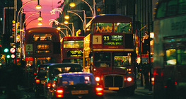 Oxford Street, Londres, vers noël