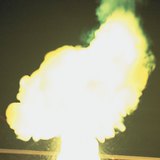 Reactie van zink met zwavelpoeder (exotherm proces)