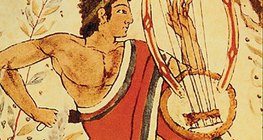 Fresque étrusque de la Tombe des Léopards (Tarquinia, milieu du 5e siècle avant J.C.)