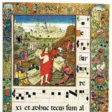 Afbeelding van Gregoriaanse bladmuziek