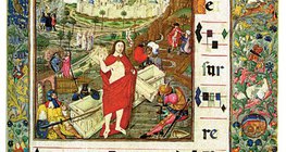Image de la partition d'un chant grégorien